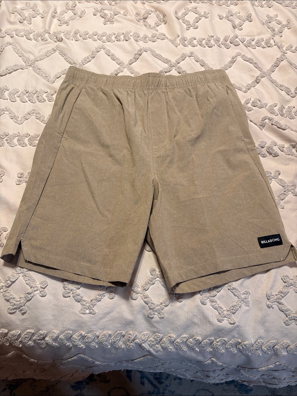 Billabong Tan Corduroy-Style Kids Shorts